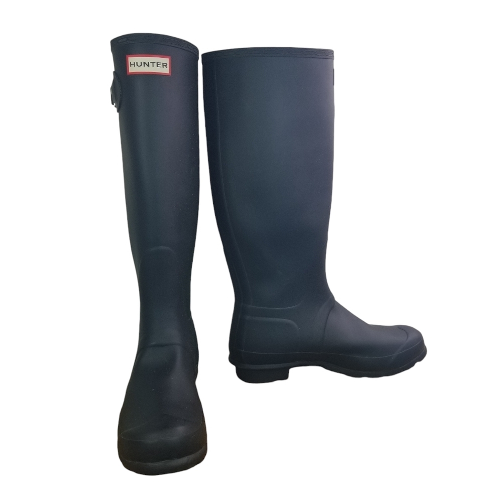 Hunter Women's Black Rain Boots